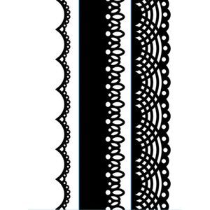 Darice 3-pk embossing borders - LACE